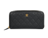 Chanel Classic Long Zipped Wallet, front view